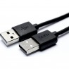 Cablu USB 2.0 A/A  negru