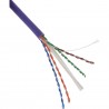 Cablu Cat.6 UTP LSZH rola de 500m violet reactie la foc clasa B2ca